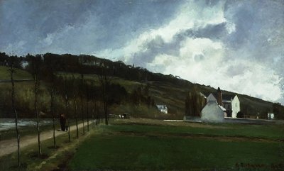 Banks of the Marne in Winter by Camille Jacob Pissarro